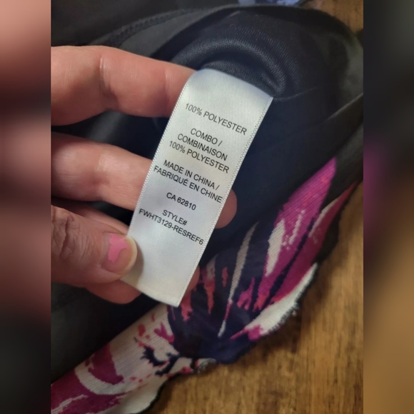 FREE W BUNDLE Ricki's floral beaded strap top - Picture 7 of 12